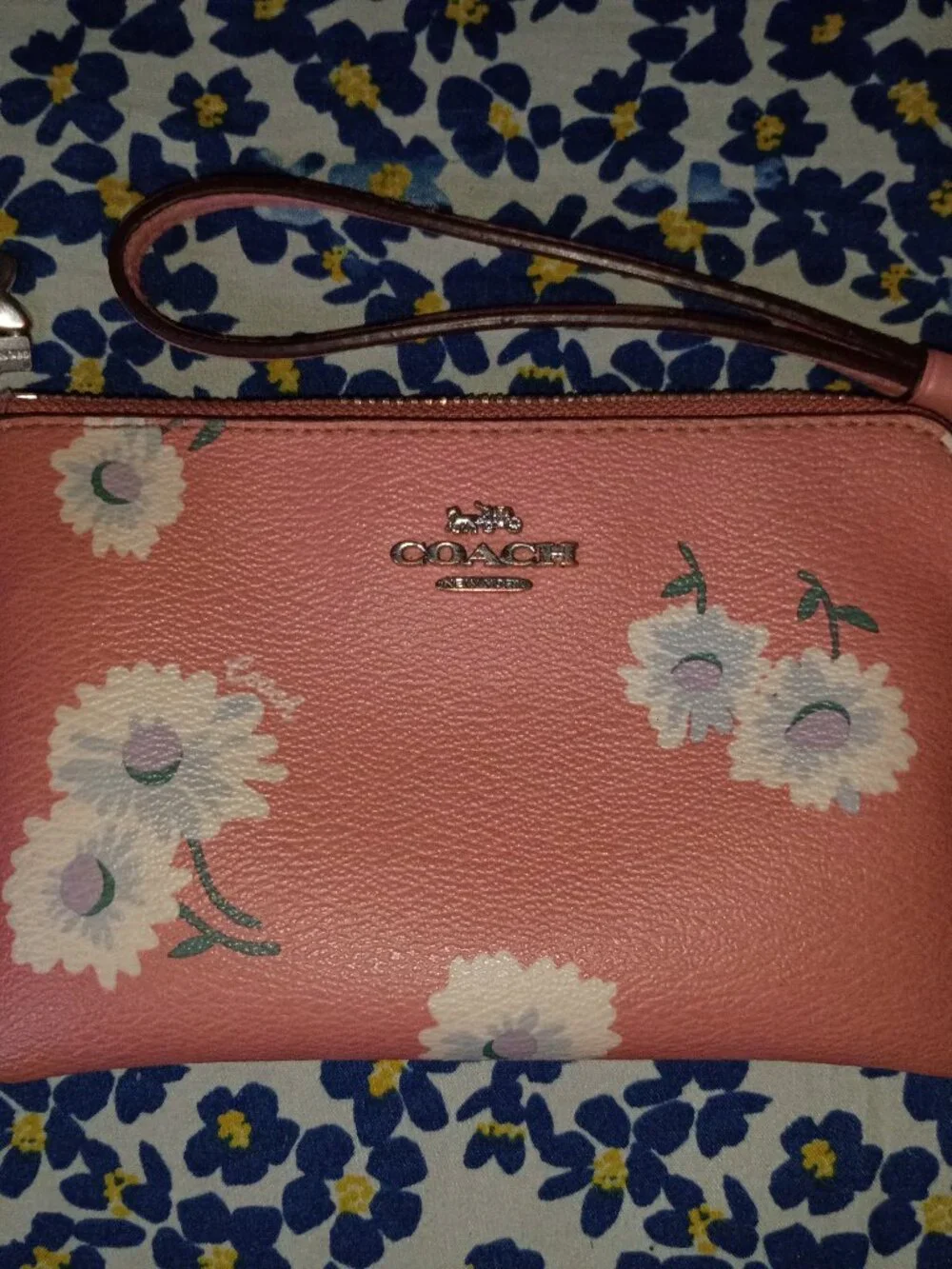 Coach Corner Zip Wristlet